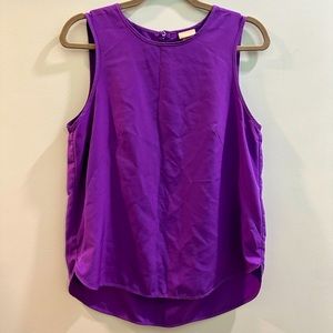 Super vibrant sleeveless blouse - perfect purple!